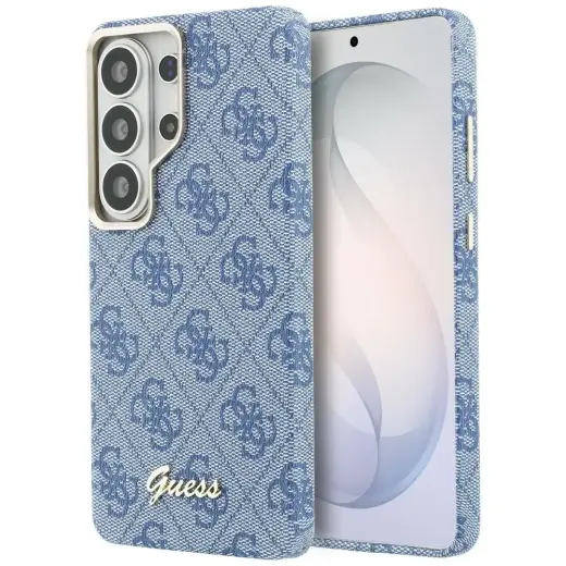Case Guess 4G Script MagSafe for Samsung  Galaxy S26 Ultra blue