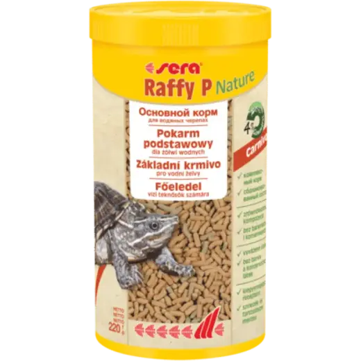 Barība reptiļiem : Sera Raffy P 250 ml
