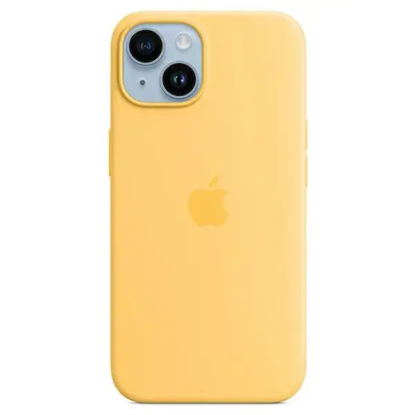 Etui Apple MPT23ZM|A iPhone 14 6,1" MagSafe żółty|sunglow Silicone Case