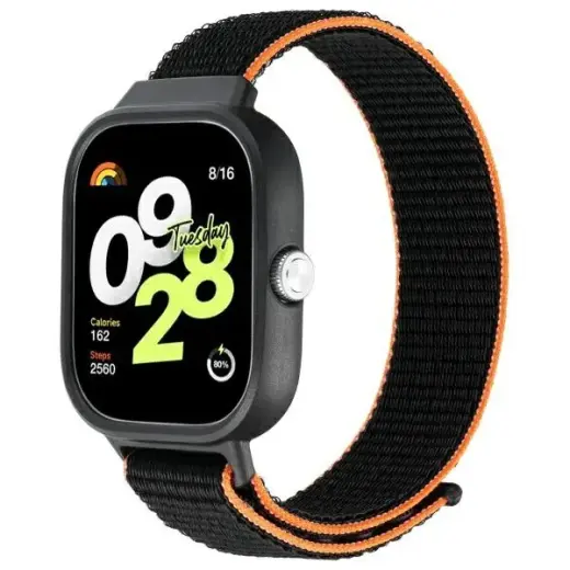 Beline nutikella rihm Redmi Watch 4 jaoks | must/oranž