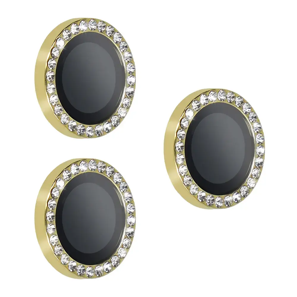 Tempered Glass HARD DIAMOND for camera (LENS) for Iphone 17 Pro/17 Pro Max gold (lens 3 pieces)
