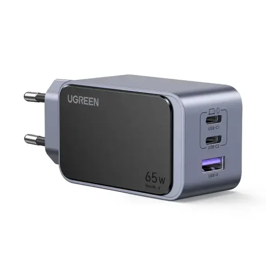 UGREEN Nexode S 65W 3-Port GaN Fast Charger EU gray