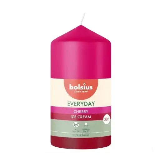 Svece cilindrs Everyday Ø110x58mm cherry ice cream 