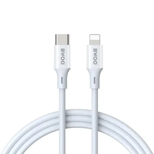 BWOO X283 datu pārraides un uzlādes vads | USB-C uz Lightning | 27W