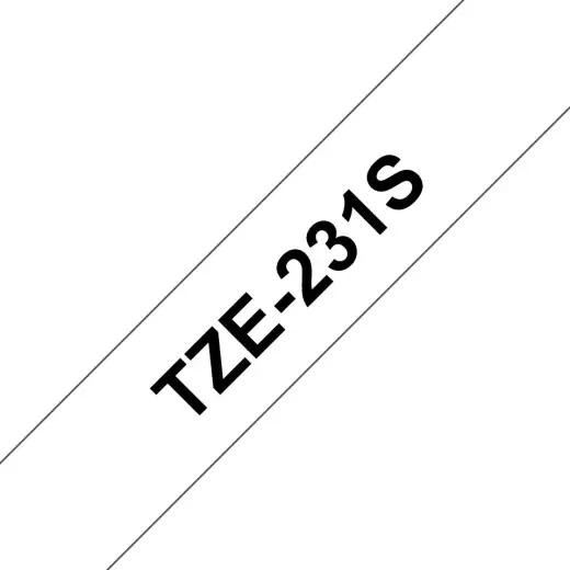 Brother Colour ribbon TZE-231S / TZE231S2 Black, white