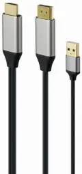 Kabelis Gembird HDMI Male - DisplayPort Male 4K 2m Black