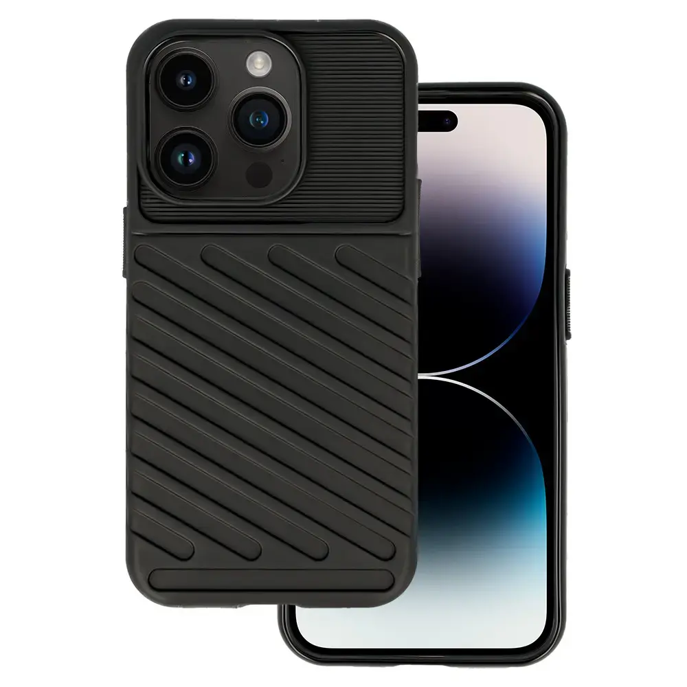 Thunder maciņš telefonam iPhone 14 Pro melns