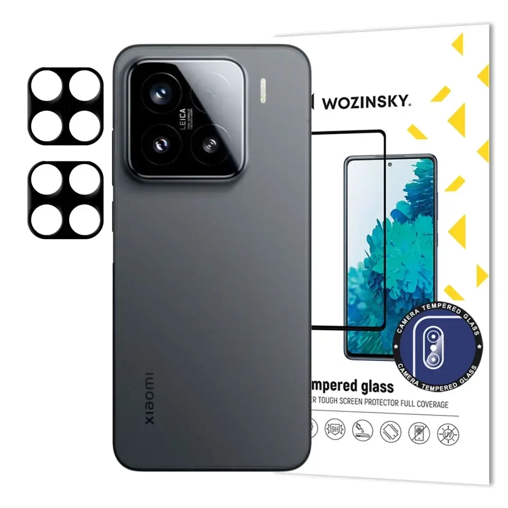 Wozinsky Full Camera Glass for Xiaomi 15, 2-pack