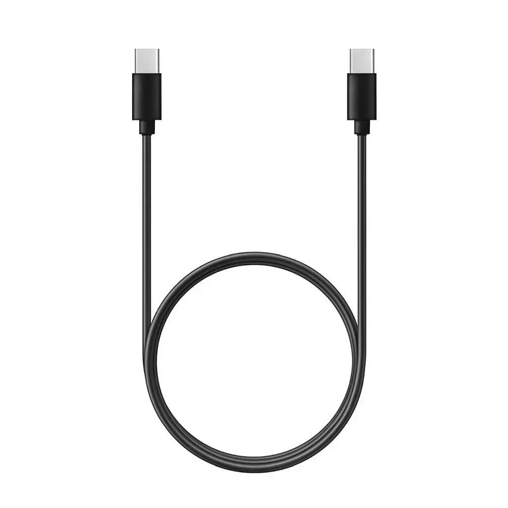 C296 datu pārraides un uzlādes vads | USB-C uz USB-C | PD, QC | 60W | 1m | melns