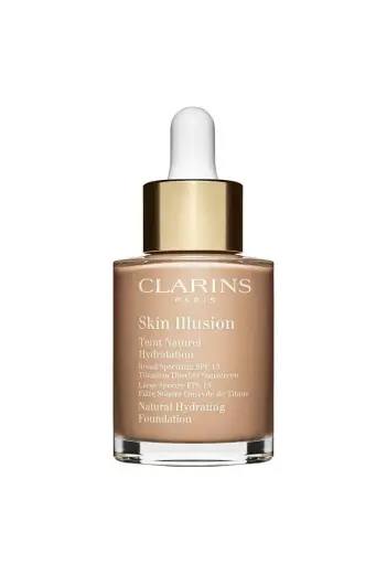Clarins Skin Illusion Natural Hydrating Foundation Spf15 110 Honey 30ml