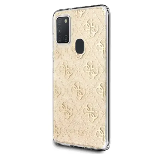 Guess GUHCM21PCU4GLGO M21 M215 złoty|gold hard case 4G Glitter