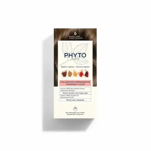Phyto Hair Colour By Phytocolor 6 Dark Blonde 180g
