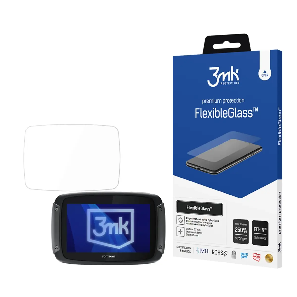 Tomtom Rider 550 - 3mk FlexibleGlass