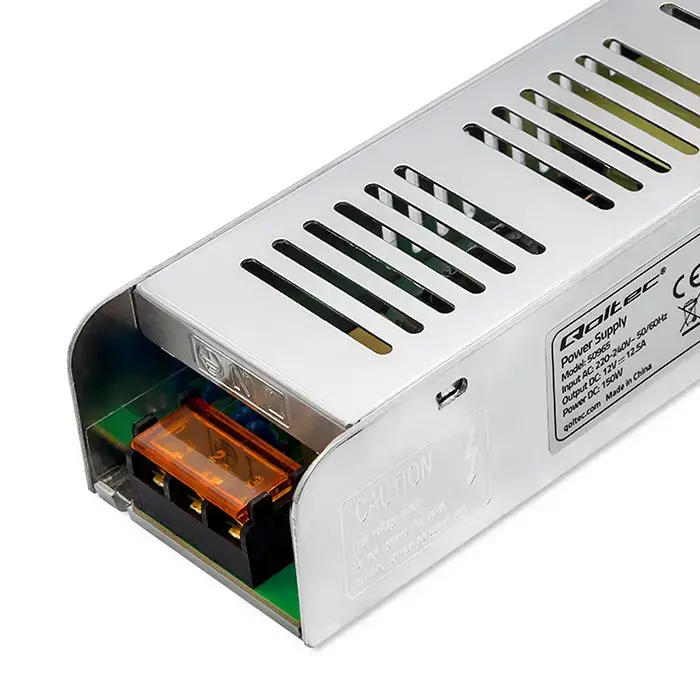 Qoltec LED Driver IP20 | 150W | 12V | 12.5A | Slim case