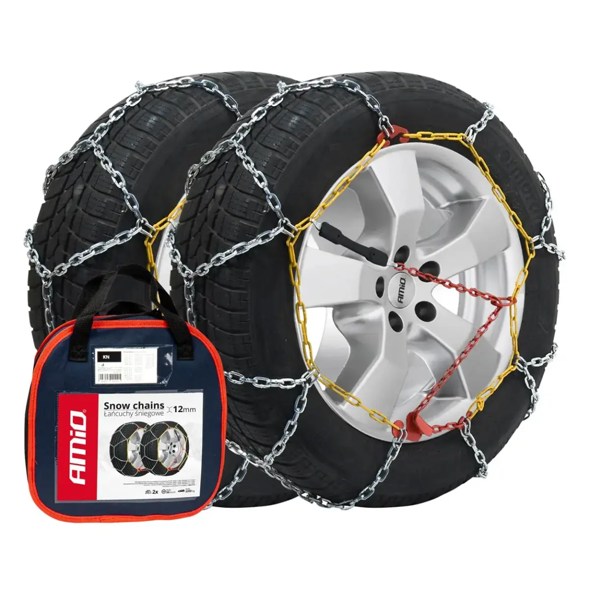 Snow Chains 12mm KN-120 AMIO-02117
