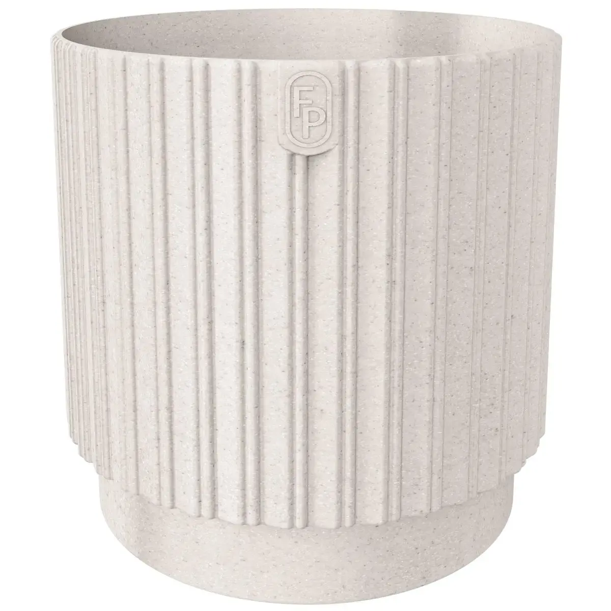 Puķu pods Mika Cyli 26cm, Eco Wood balts