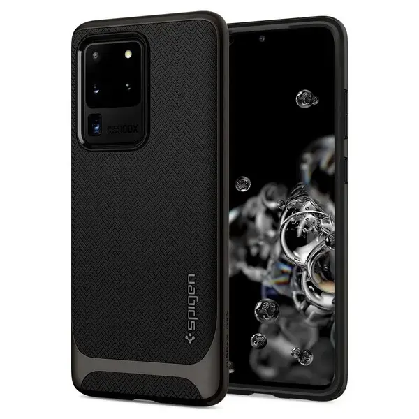 Spigen Neo Hybrid telefoniümbris mudelile Samsung Galaxy S20 Ultra, tumehall