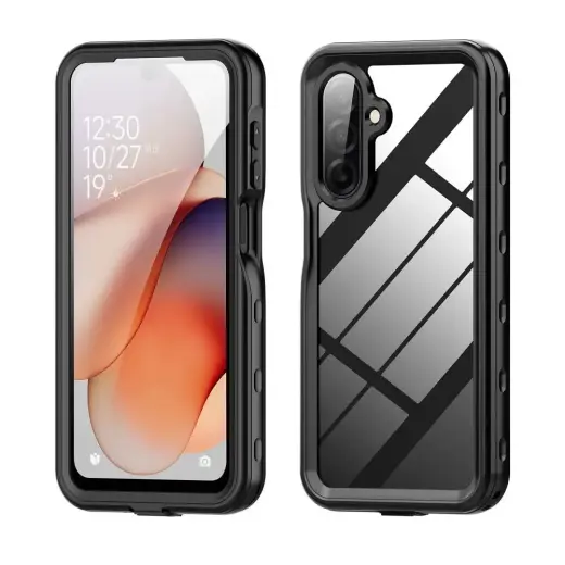 Waterproof case SHELLBOX A17 for SAMSUNG A17 black