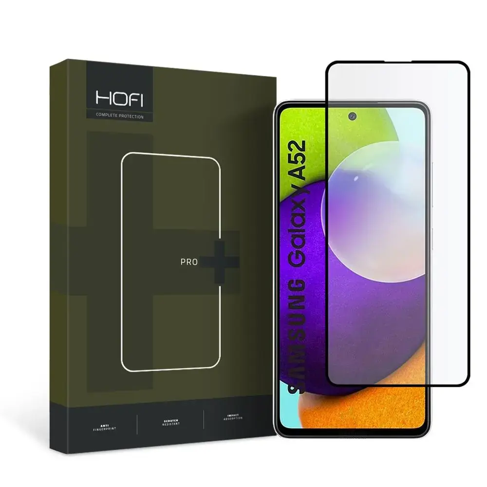 HOFI GLASS PRO+ tempered glass for phone Samsung Galaxy A52 | Samsung Galaxy A52S black