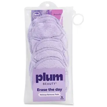 PlumBeauty Make-up Remover Pads - Makeup remover pads (5 pcs)