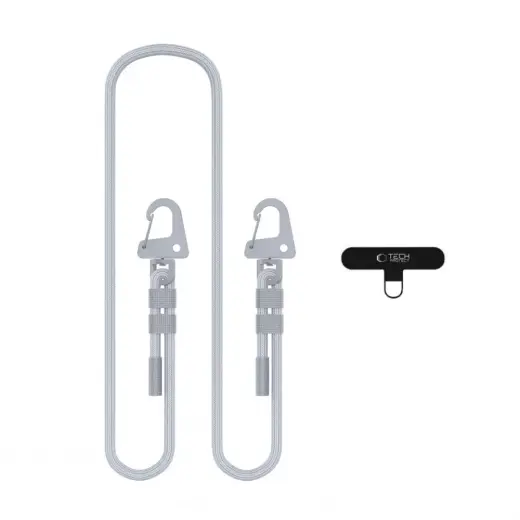TECH-PROTECT C5SD ROPE CROSSBODY STRAP CRAYON GREY