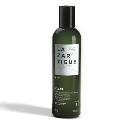 Lazartigue, Clear, Vegan, Hair Treatment Shampoo, Anti-Dandruff, 250 ml