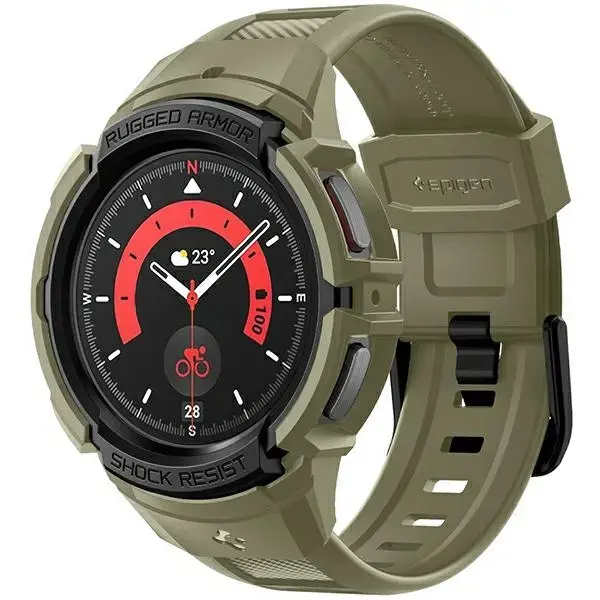 Spigen Rugged Armor Pro Samsung Watch 5 Pro 45mm vintage khaki ACS05913