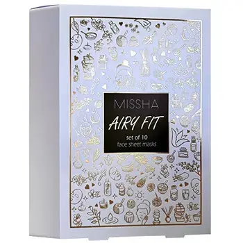 Missha Airy Fit Mask Set - Dárková sada pleťových masek 5.0ks