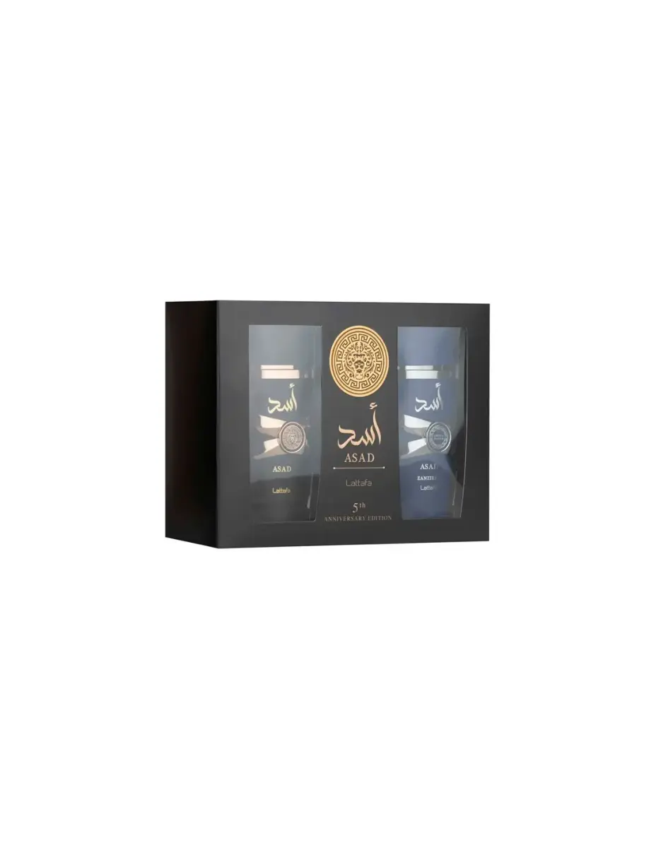 LATTAFA ASAD EDP SPRAY 100 ML + ZANZIBAR EDP SPRAY 100 ML SETS