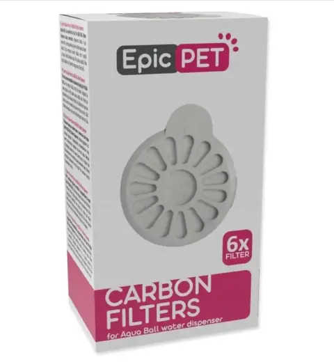 Filtru komplekts - Placek Cat Epic Pet Carbon filters for Aqua Ball water dispenser 6 gab.