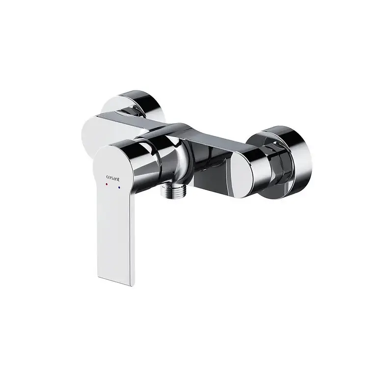 Cersanit Brasco chrome-plated shower mixer tap