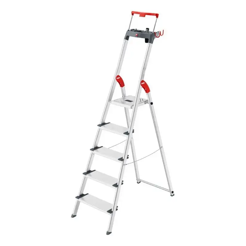 Buitinės kopėčios L84 ComfortLine / aliuminio / 5 pakopų