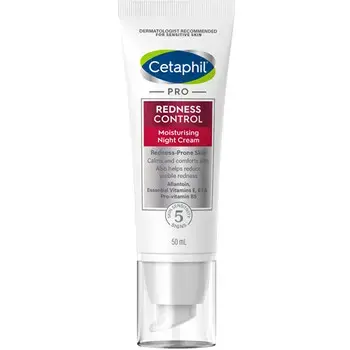 For Redness Moisturising Night Cream - Night hydrating facial cream.