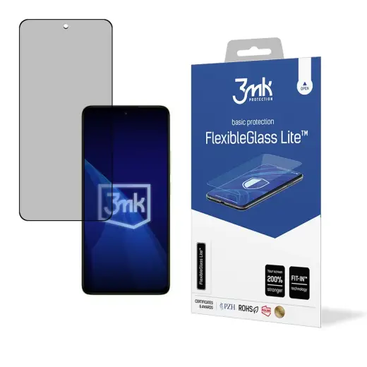 3MK FlexibleGlass Lite™ tempered glass for phone Xiaomi Redmi Note 14 4G