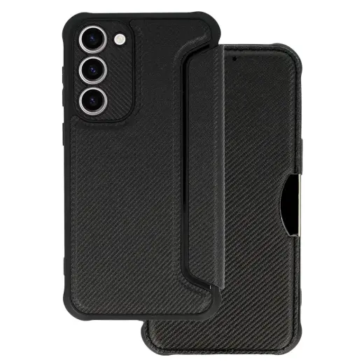 Razor Carbon Book Case for Samsung Galaxy S23 Plus black
