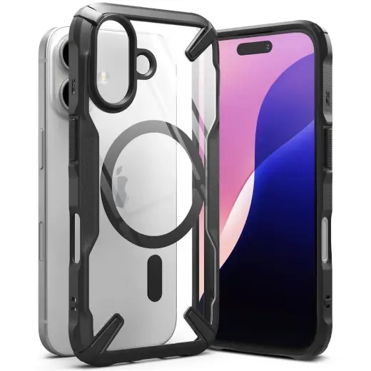 RINGKE FUSION X MAGNETIC MAGSAFE IPHONE 16 BLACK