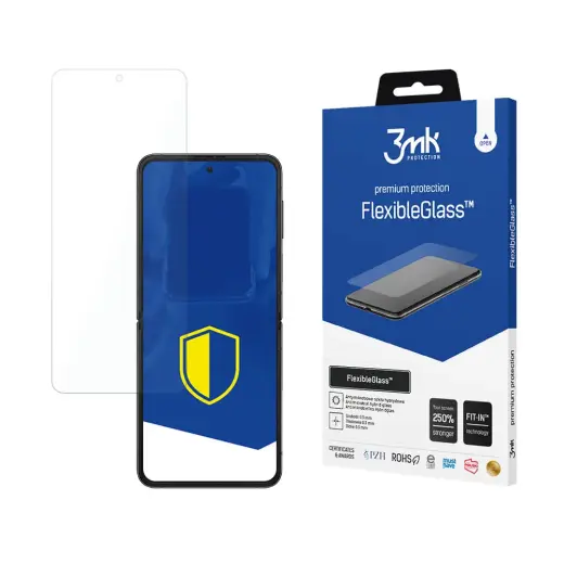3mk FlexibleGlass™ tempered glass for phone Samsung Galaxy Z Flip4 (Front)