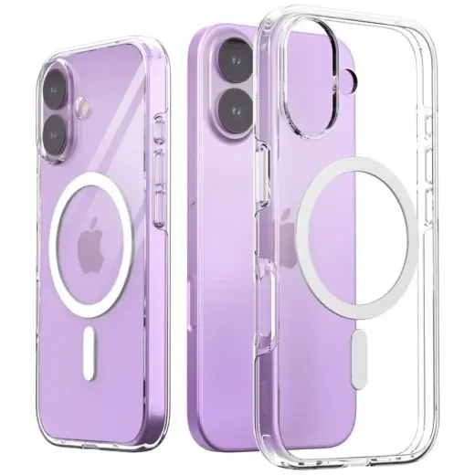 Araree Duple M MagSafe Case for iPhone 17 Transparent