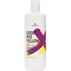 Schwarzkopf Professional Goodbye Anti-yellow Shampoo for Dyed and Highlighted Hair 1000 Ml