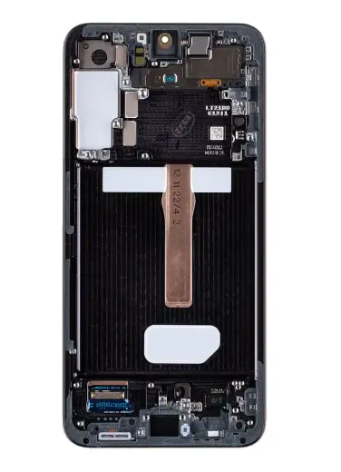 LCD display + Touch Unit + Front Cover Samsung S906B Galaxy S22+ Phantom Black (Service Pack)