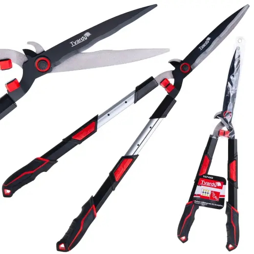 Telescopic Hedge Shears with Wavy Blade 735-865mm PTFE