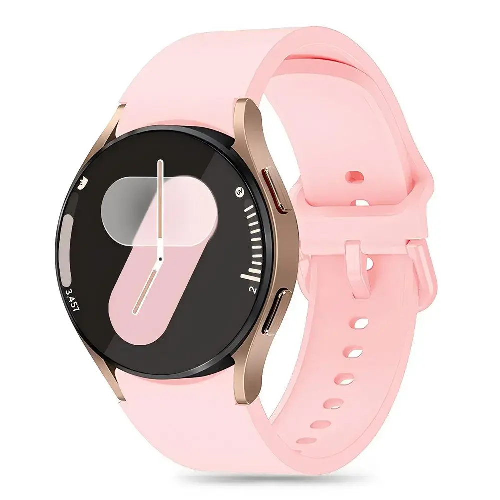 TECH-PROTECT SILICONE SAMSUNG GALAXY WATCH 4 | 5 | 5 PRO | 6 | 7 | FE BABY PINK