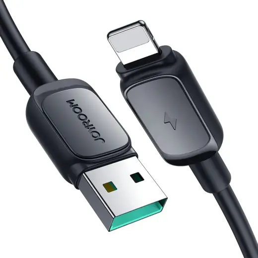 Joyroom S-AL012A14 datu pārraides un uzlādes vads | USB-A uz Lightning | 12W | 1.2m | melns