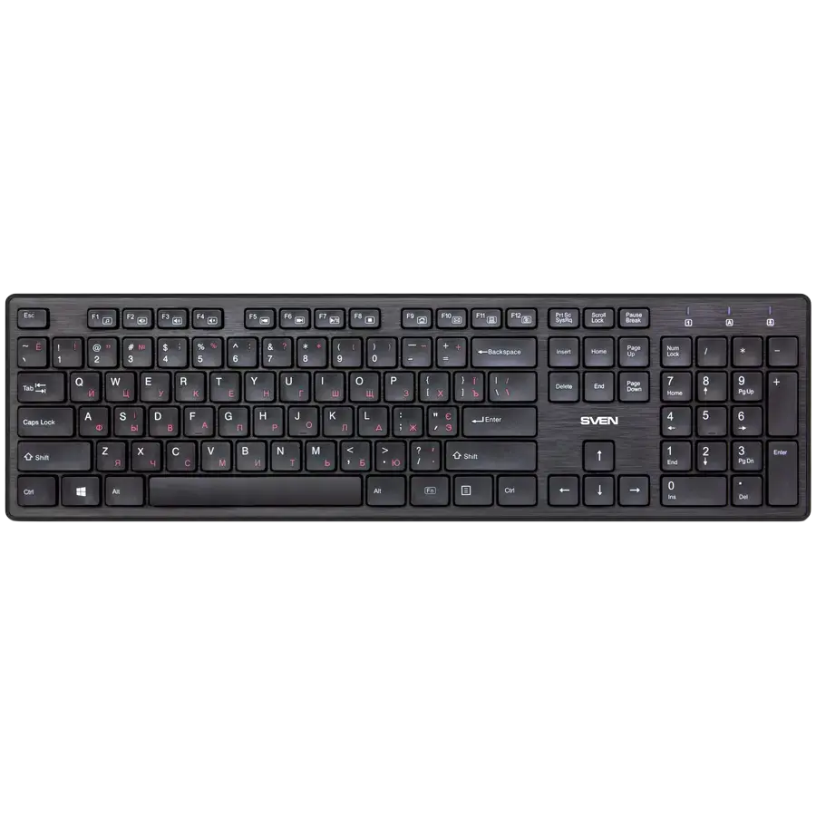 Wireless Keyboard SVEN KB-E5800W, Black