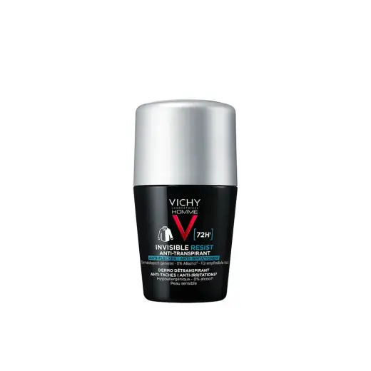 Vichy Men's 72 Hours Invisible Resist Deodorant 50ml
