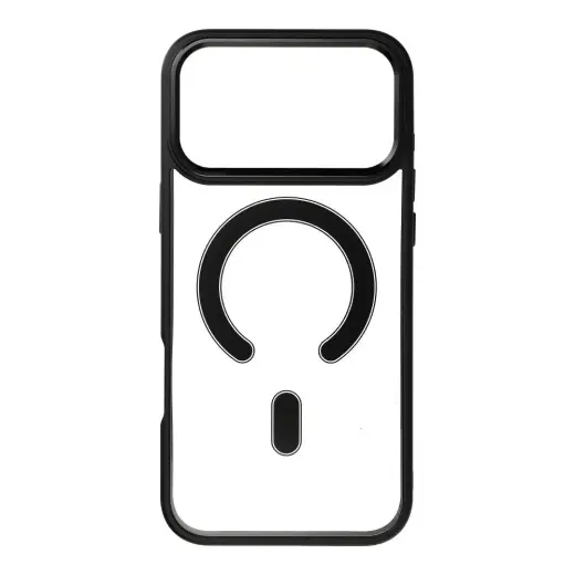 Color Edge Mag phone case with MagSafe support for iPhone 17 Pro Max black