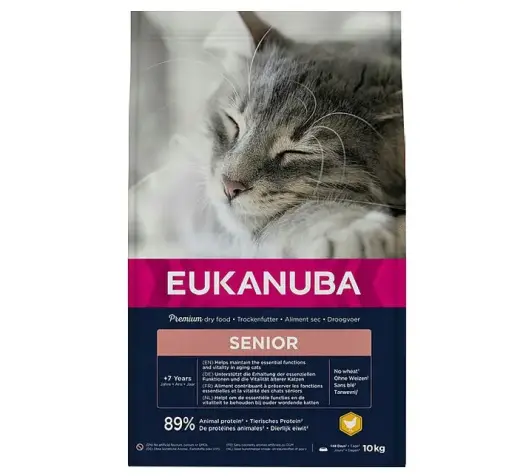 Sausā barība kaķiem - Eukanuba CAT Senior TOP CONDITION 7+ Chicken 10 kg