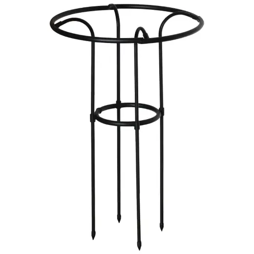 Support for houseplants D25/D48cm H70cm, black