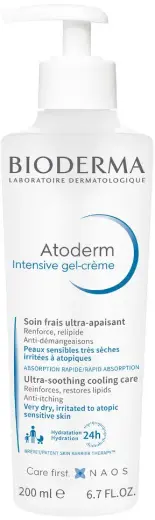 Bioderma Atoderm Gel-cream Ultra Soothing Fresh Treatment Intensive Sensitive Skin Face and Body 200ml