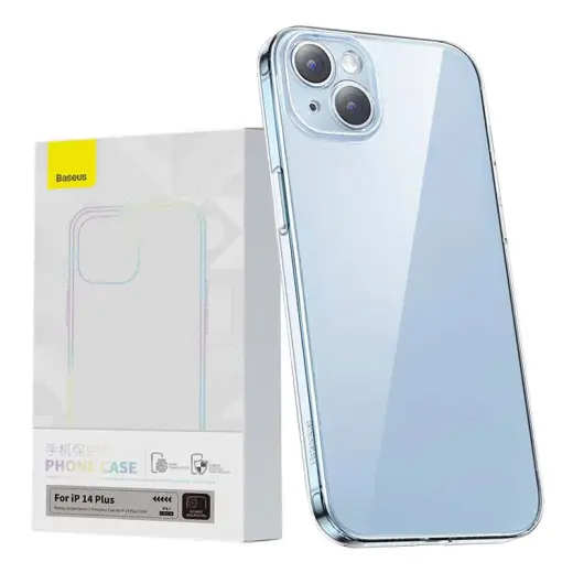 Baseus Simple phone case for iPhone 14 Plus transparent